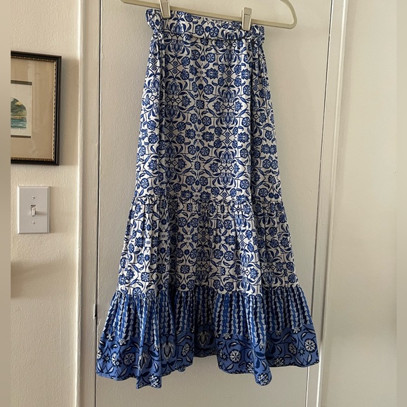 Cara Cara Blue & White “Chase” Skirt XS - Picture 4 of 10